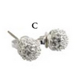 Carolee Crystal Stud Earrings